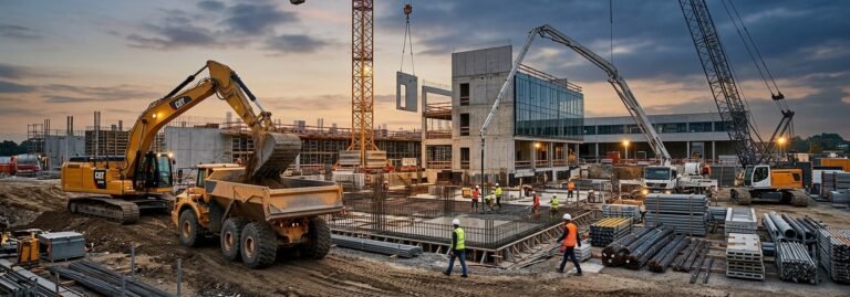 Read more about the article Complete Guide to Modern Construction Equipment and Materials